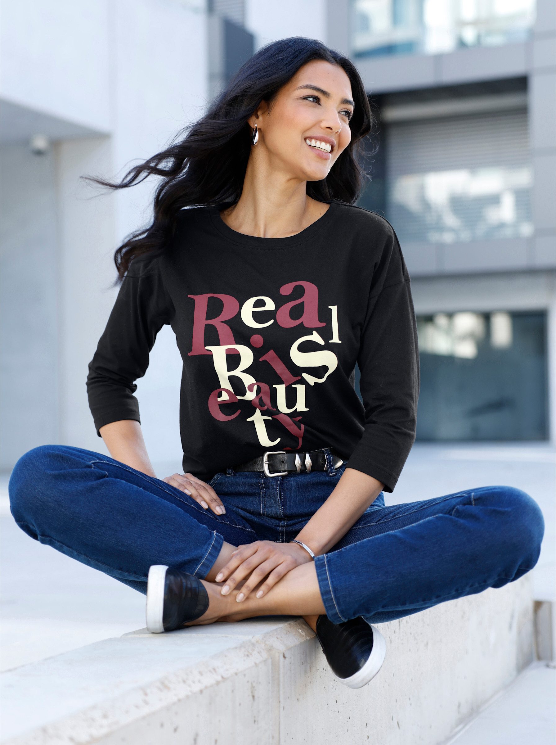 Sieh an! T-Shirt 3/4-Arm-Shirt 3/4-Arm – Bild 3 von 5