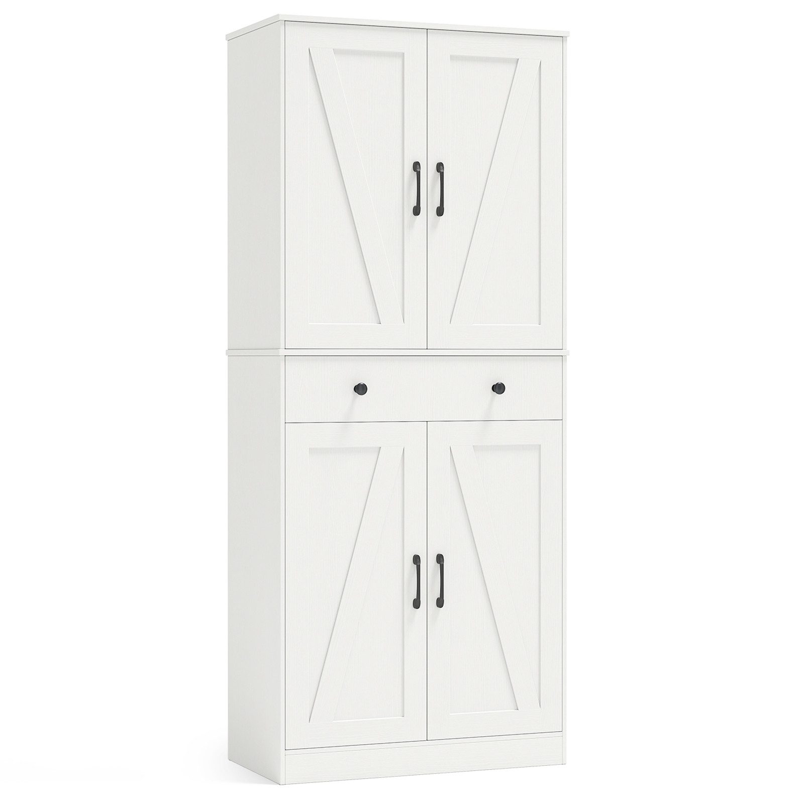 COSTWAY Vorratsschrank Küchenbuffet mit verstellbarem Regal, günstig online kaufen