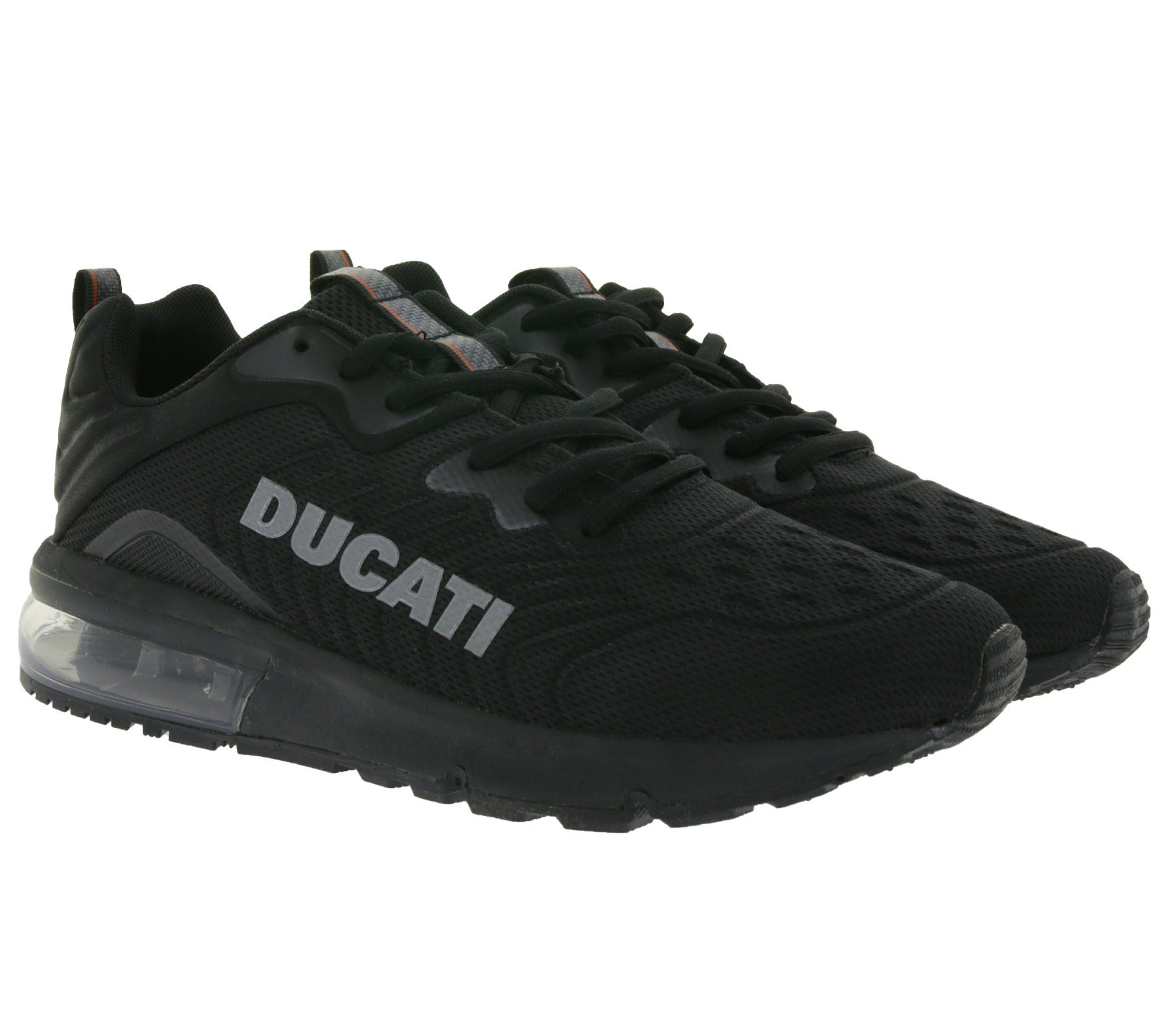 Ducati DUCATI Istanbul Herren Turnschuhe coole Sneaker DF21-11-02 Freizeit- Schuhe Schwarz Sneaker