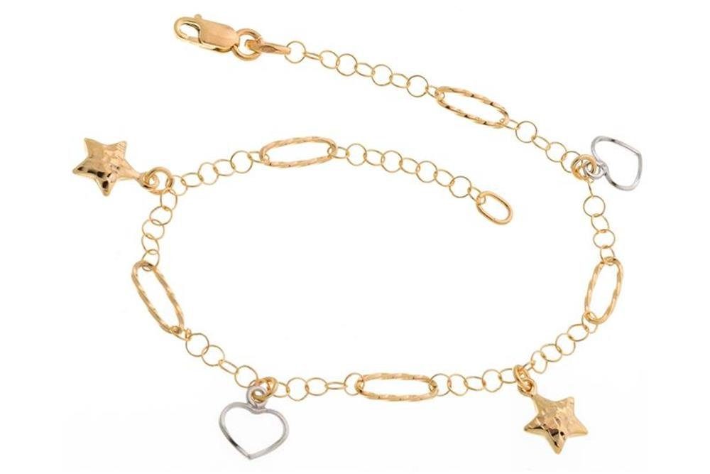 Goldarmband Fashion Line Armband 2623 - 375 Gold, Länge: 16cm