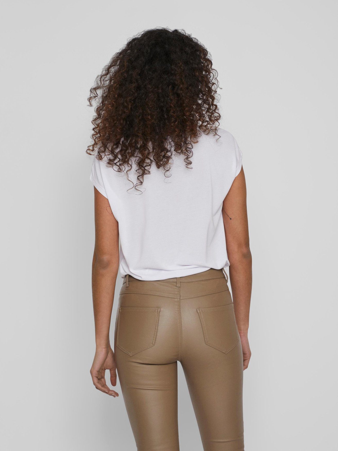 Vila T-Shirt Basic V-Neck Oberteil VIMODALA günstig online kaufen