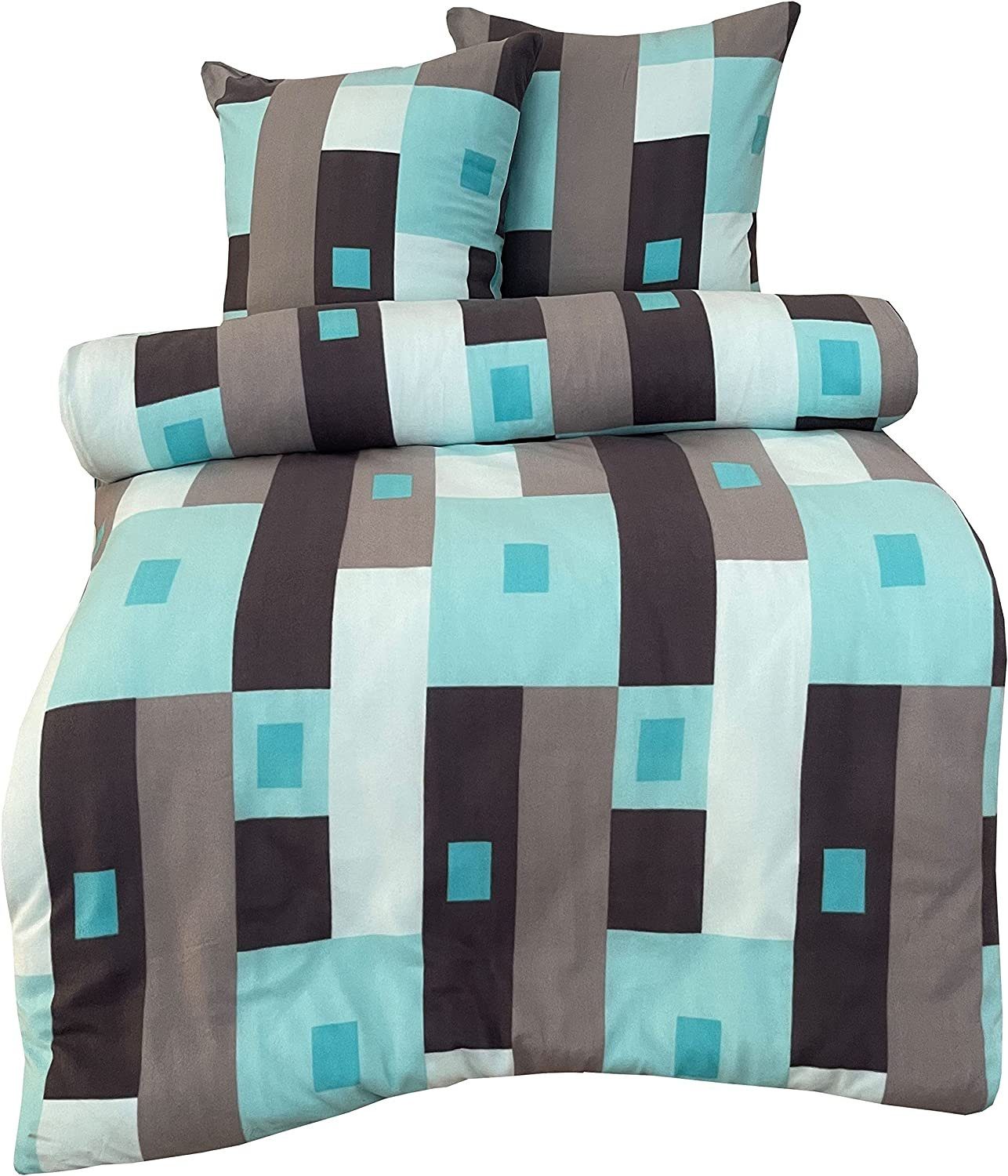 One Home Bettwäsche Winter Fleece, Fleece, 2 teilig, modern und kariert, ku günstig online kaufen