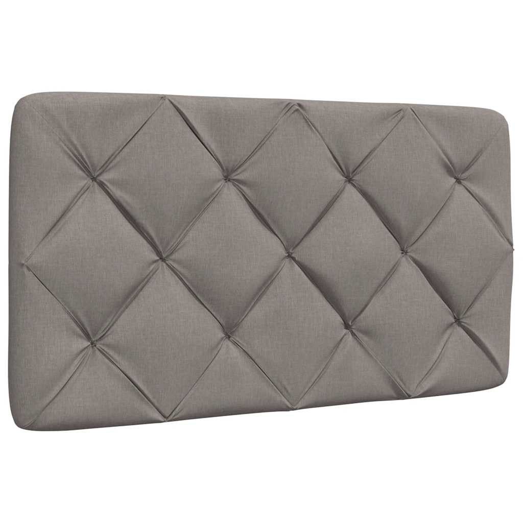 vidaXL Bett, Kopfteil-Kissen Taupe 80 cm Stoff günstig online kaufen
