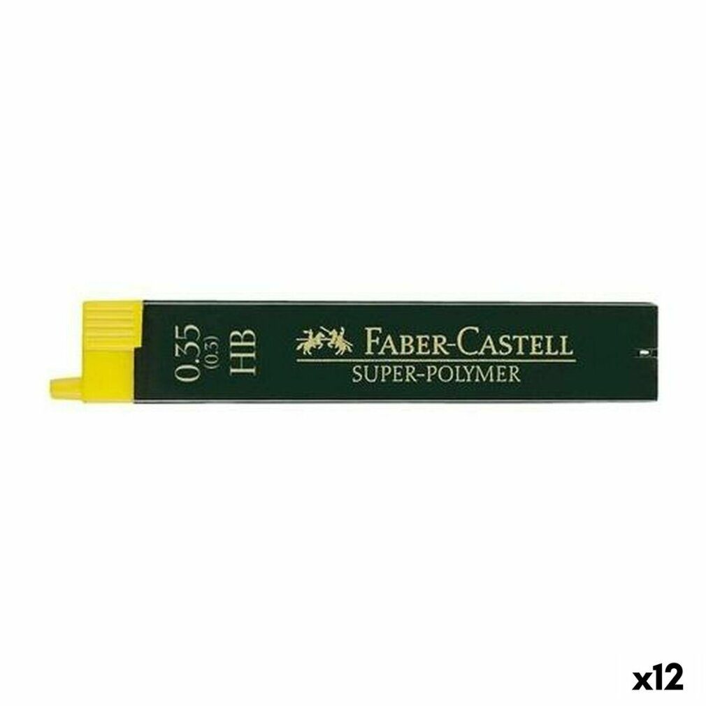 Faber-Castell Бумагаscheren 12 SUPER-POLYMER Bleistiftminen HB 0,35 mm