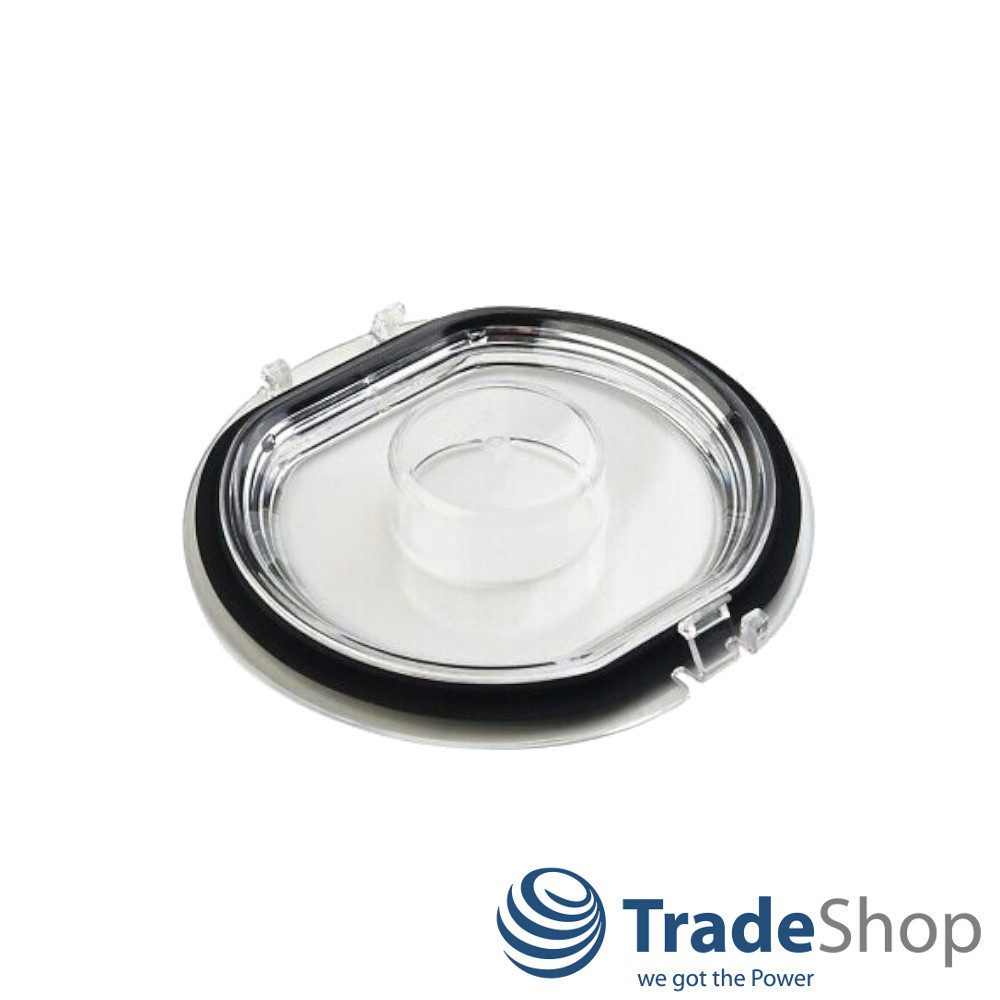 Trade-Shop Deckel Staubbehälter Ersatzkappe inkl. Dichtungsring passend für Dyson V7 V8, Maße: ca. 12 x 11cm / idealer Ersatz für beschädigten Behälterdeckel