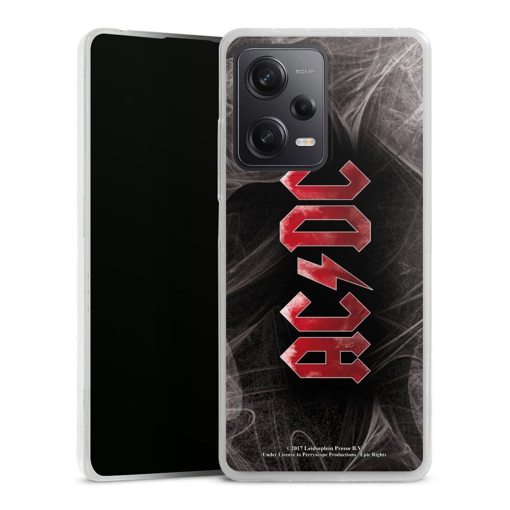 Handyhülle ACDC Logo Fanartikel ACDC White Dust