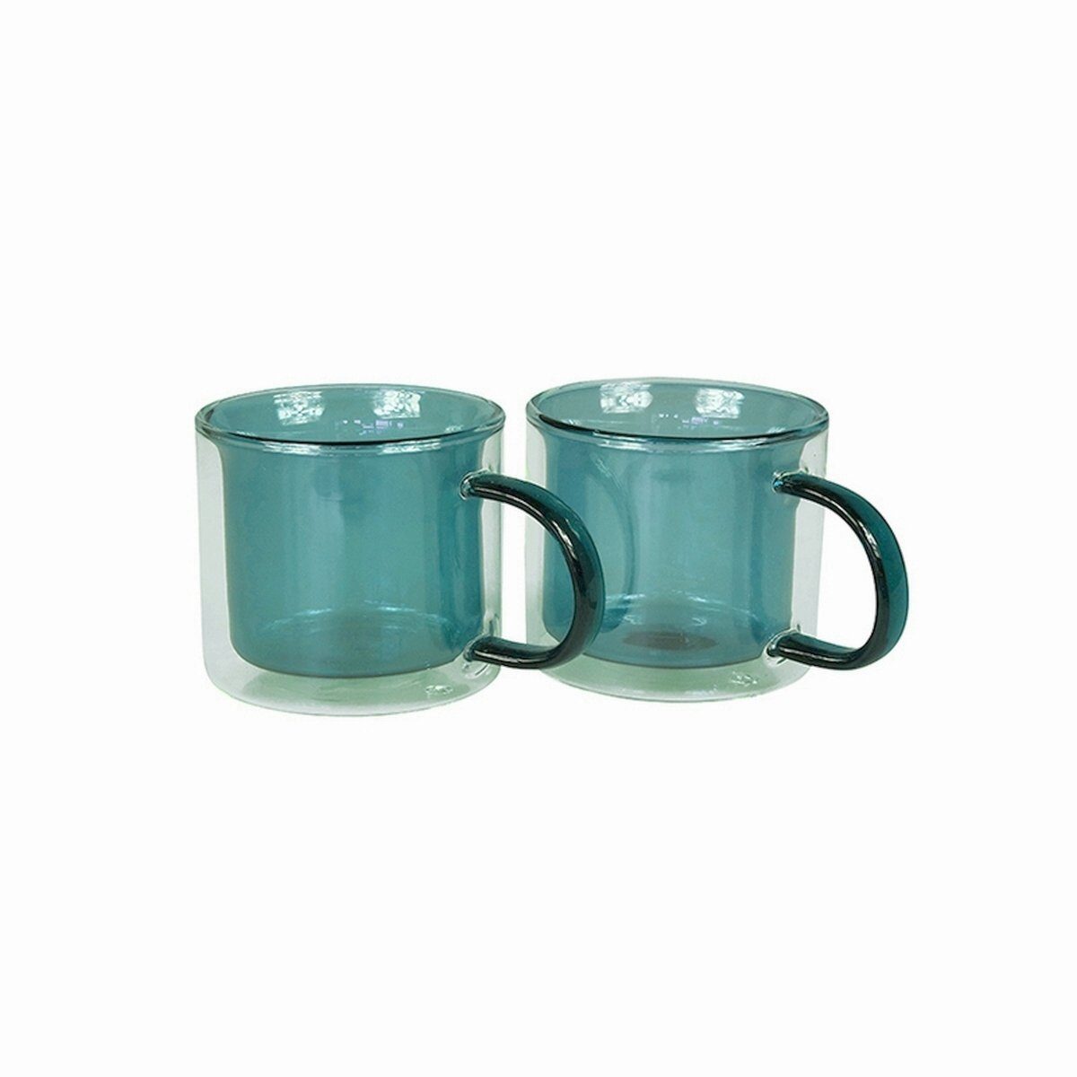 Capventure Gläser-Set Thermoglas Borosilikatglas Kaffee Latte Tee Cocktail Glas, Material: Borosilikatglas doppelwandig