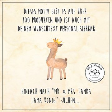 Mr. & Mrs. Panda Tasse Lama König - Weiß - Geschenk, Alpaka, Mama, Büro Kollege, Abi, Teebec, Keramik, Herzberührende Designs