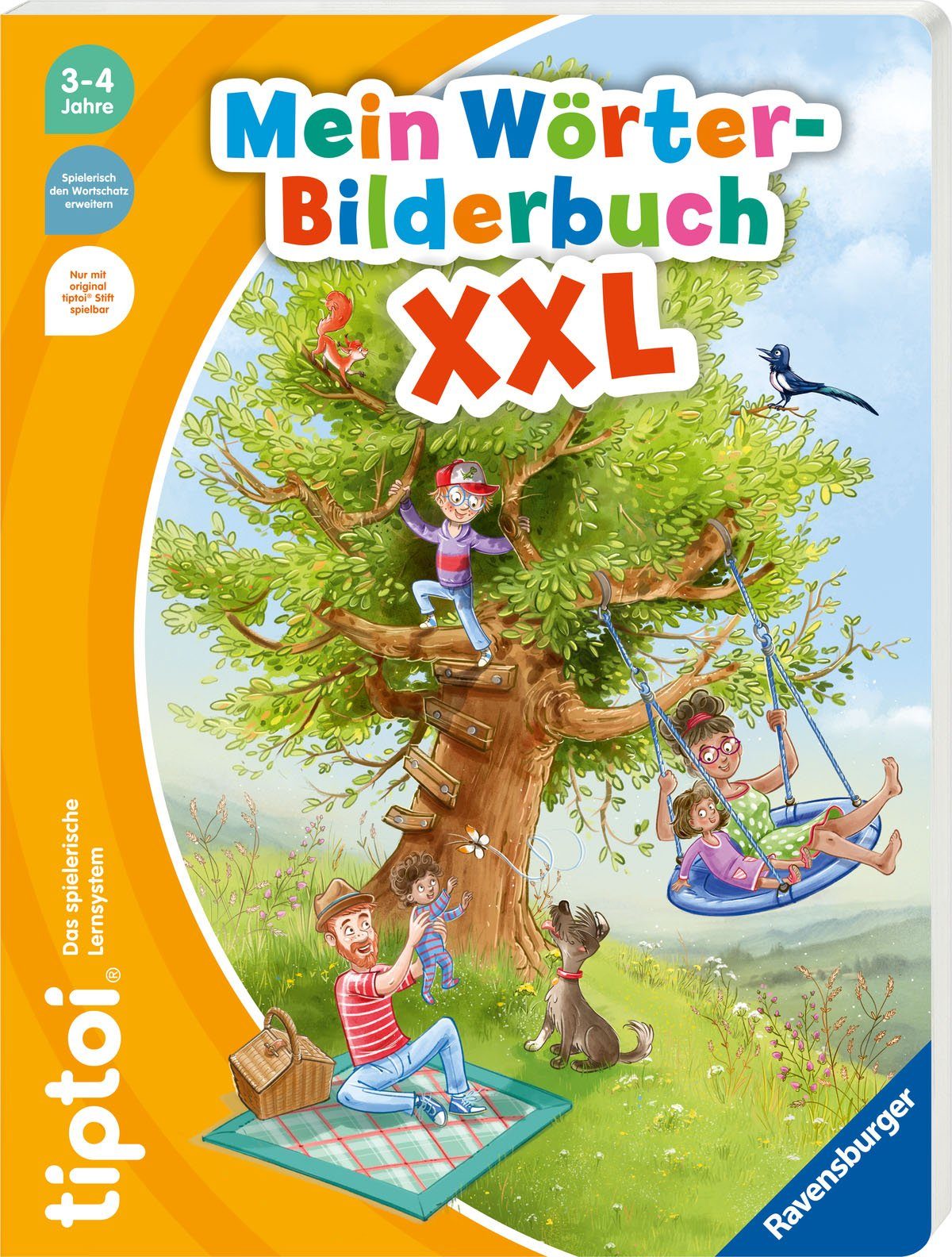 Ravensburger Buch tiptoi® Mein Wörter-Bilderbuch XXL, Made in Europe