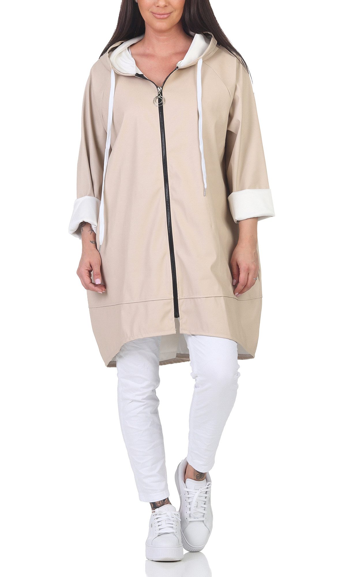 simarada Regenjacke Damen Jacke 37115 38 - 42 Beige günstig online kaufen