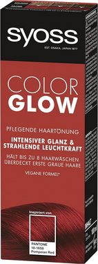 Syoss Haartönung Color Glow Pflegend Pompeian Red Pantone 18-1658, Vorratspack, 3-tlg., 3x 100 ml, für strahlende Farbintensität bis zu 8 Haarwäschen