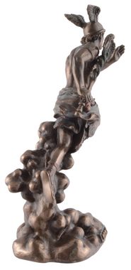 Vogler direct Gmbh Dekofigur Griechischer Götterbote Hermes, Veronesedesign, bronziert, coloriert, Größe: L/B/H ca. 11x6x17 cm