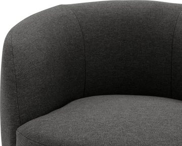 INOSIGN Sessel Anjuli Lieferzeit nur 2 Wochen, Runde Form, perfektes Einzelstück, Flausch oder Feinstruktur