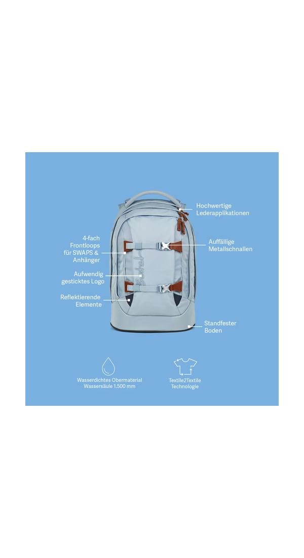 Satch Schulrucksack pack (1-tlg), größenverstellbares Rückensystem