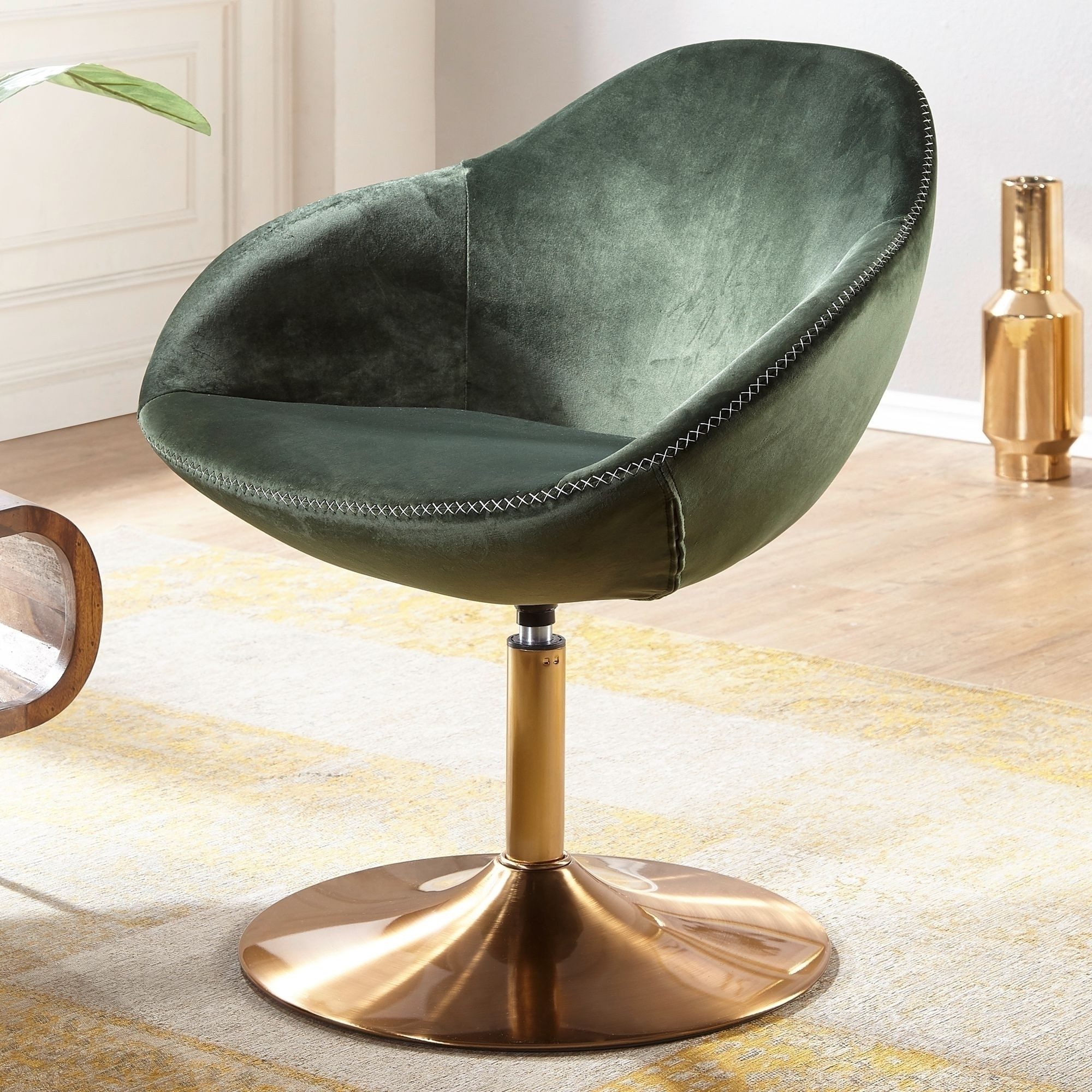 freiraum Loungesessel SIRAN, in Grün, Bezugsstoff - 79x70cm (HxD)