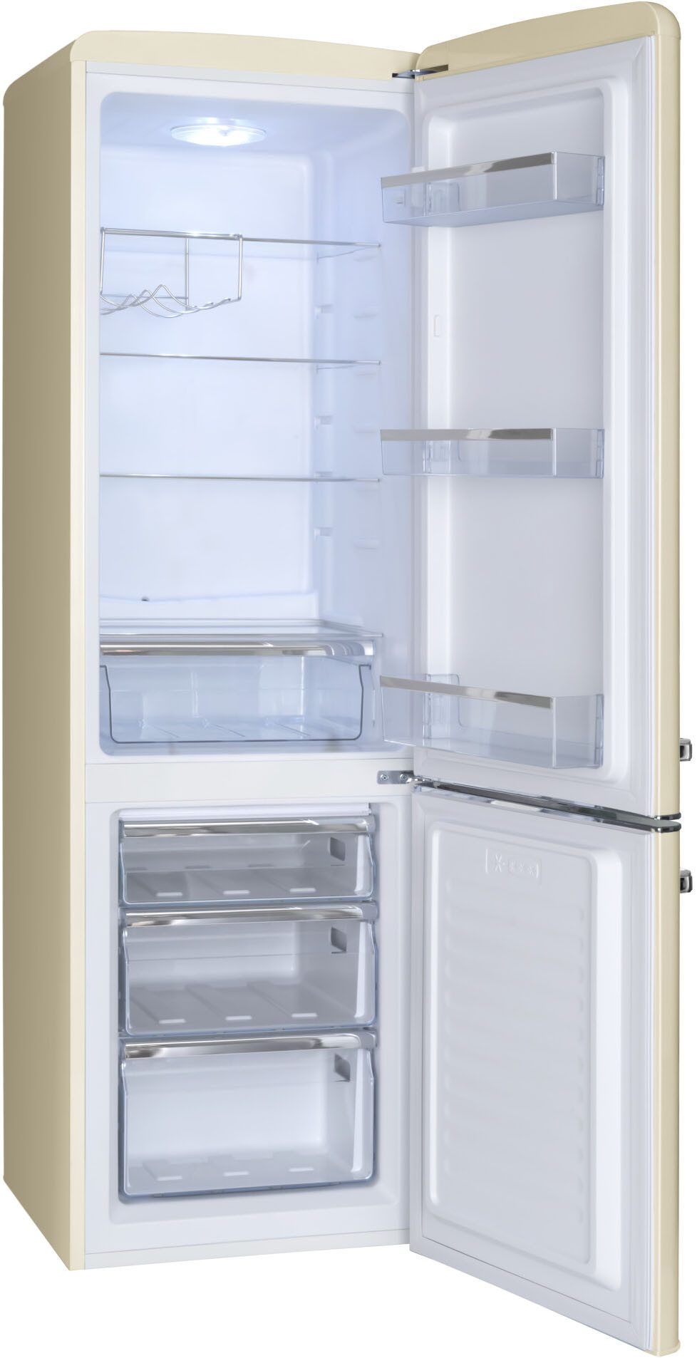 Amica Kühl-/Gefrierkombination KGCR 387 102 B, 181 cm hoch, 55 cm breit