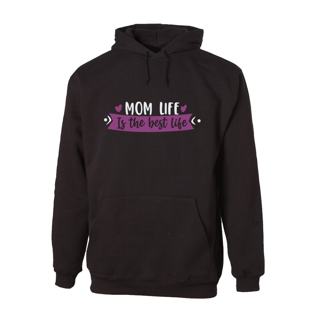 G-graphics Hoodie Mom life is the best life mit trendigem Frontprint mit Spruch / Sprüche zum Muttertag