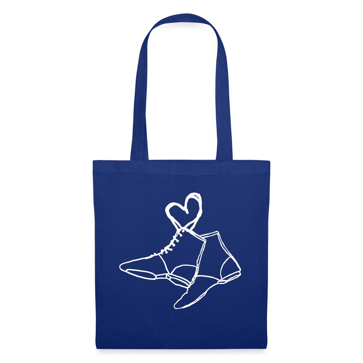 Spreadshirt Henkeltasche Tanzmariechen Gardestiefel Herz Gardetanz Stoffbeutel (1-tlg)