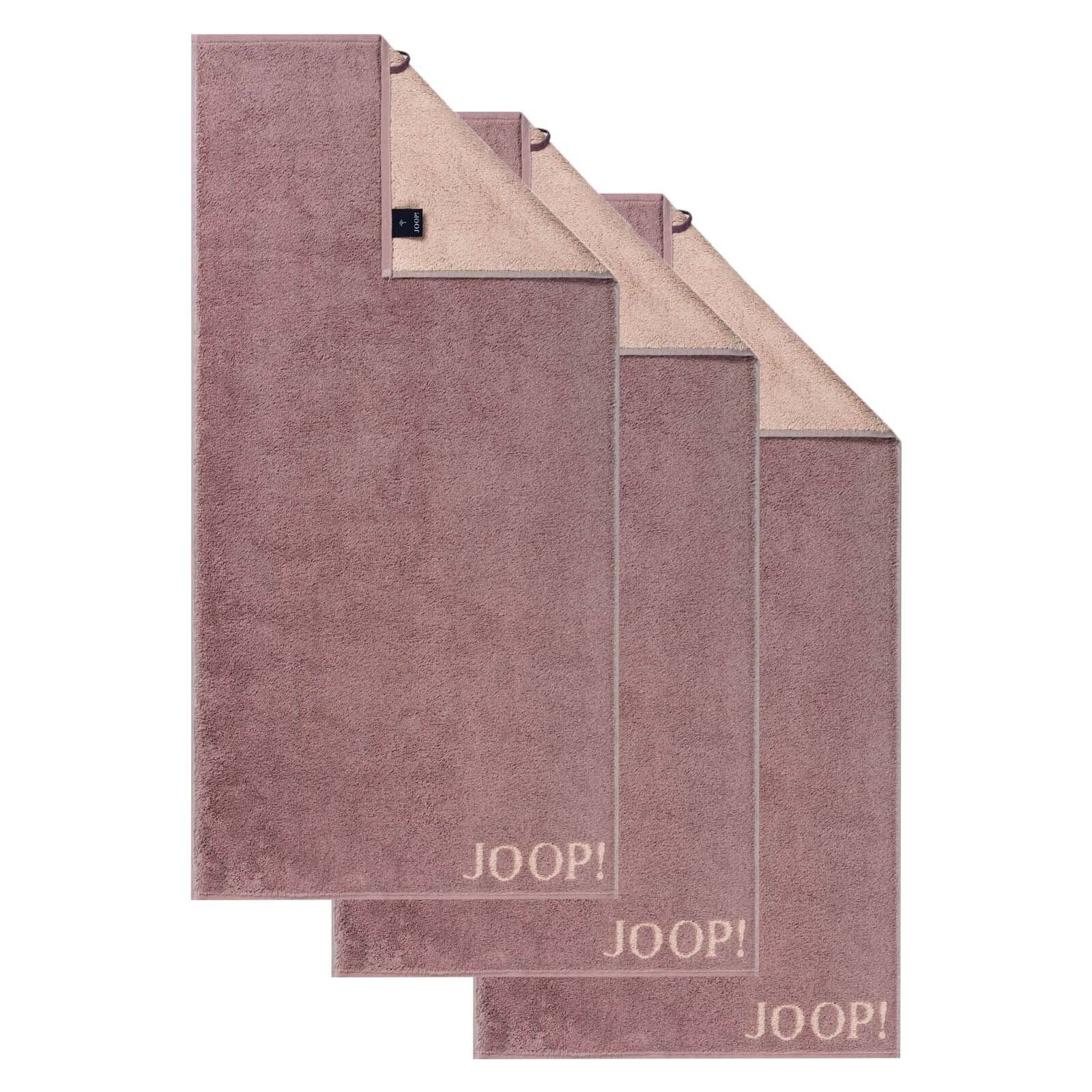Joop! Handtuch Handtuch Classic Kollektion, Pack (3-St) / 3er Rosa Frottier Infinity 