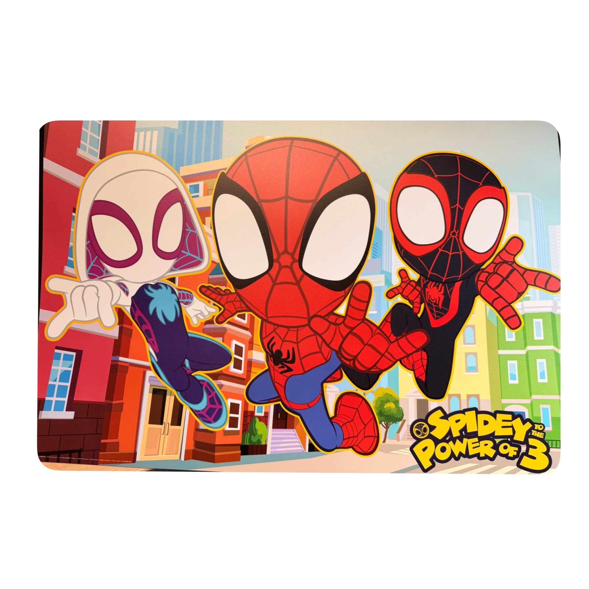 MARVEL Schreibtischunterlage Spider-Man Bastelunterlage 45 x 65 cm Malunterlage, Kunststoff Blau