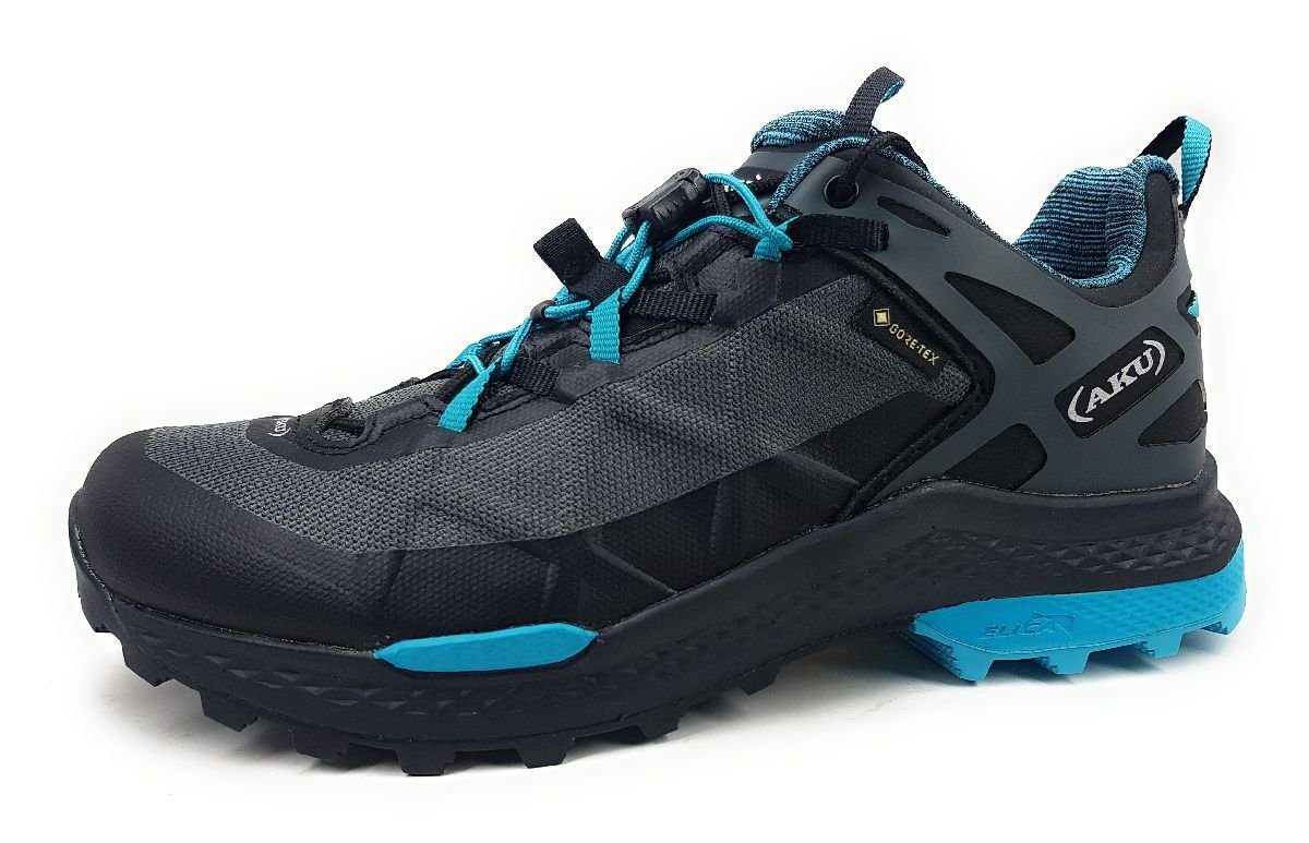 AKU Trekkingschuh Outdoorschuh schwarz/türkis