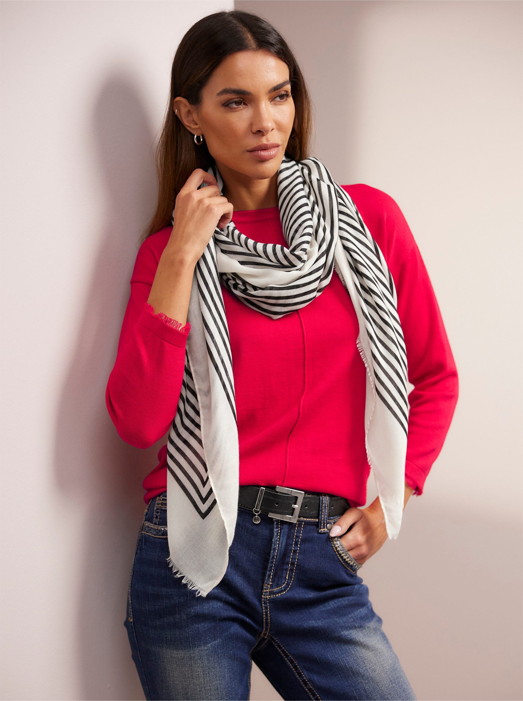 heine Strickpullover Feinstrickpullover .