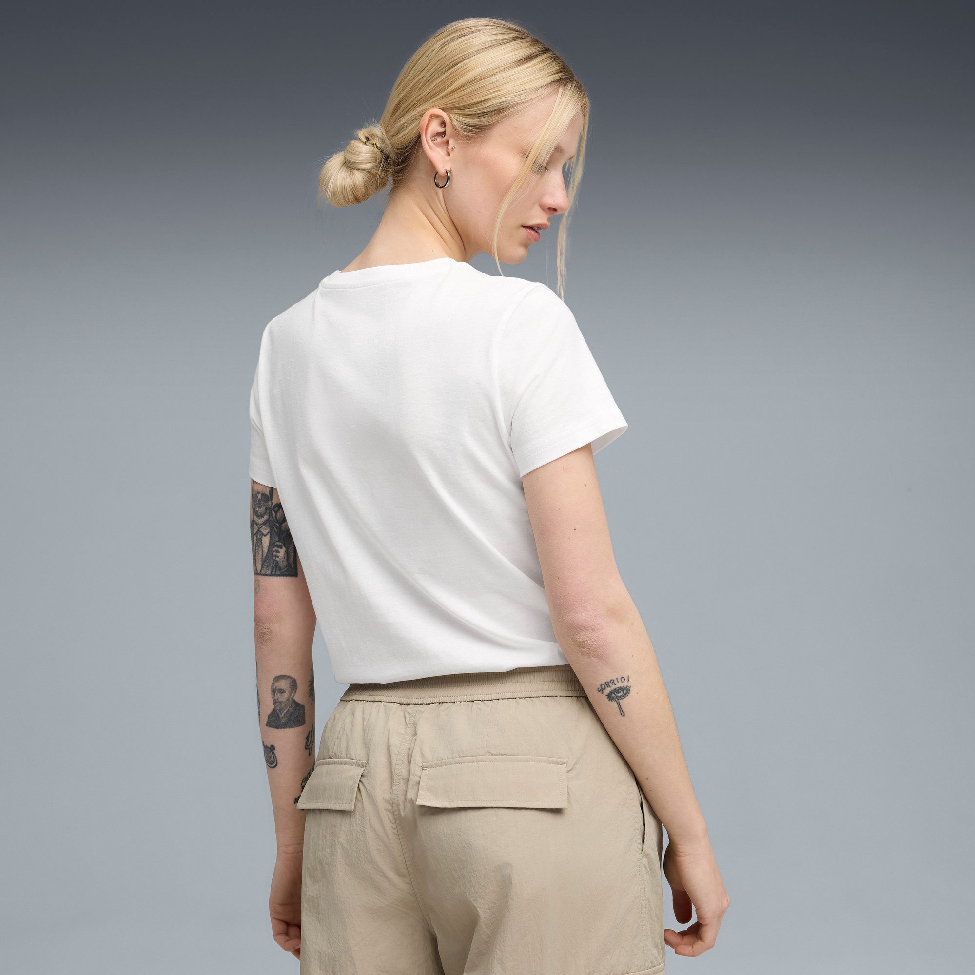 PUMA T-Shirt ESS METALLIC NO. 1 LOGO TEE günstig online kaufen