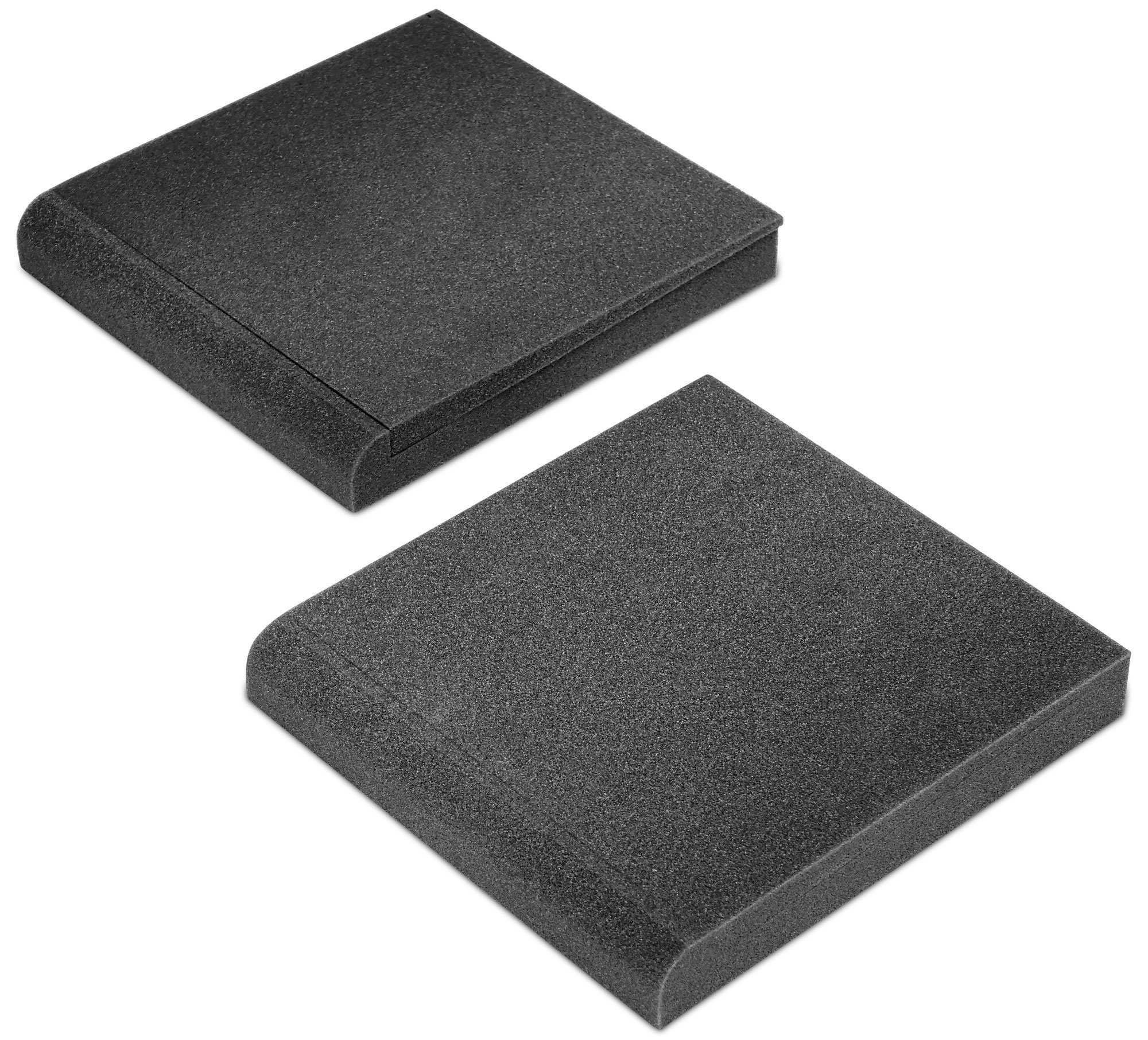 Pronomic Dämmunterlage ISO-Stand 7 Studiomonitor Absorberplatte 7" - Dämmkeil, Schrägsteller, (2-Komponenten, Verbessert den Klang), 5 verschiedene Neigungswinkel