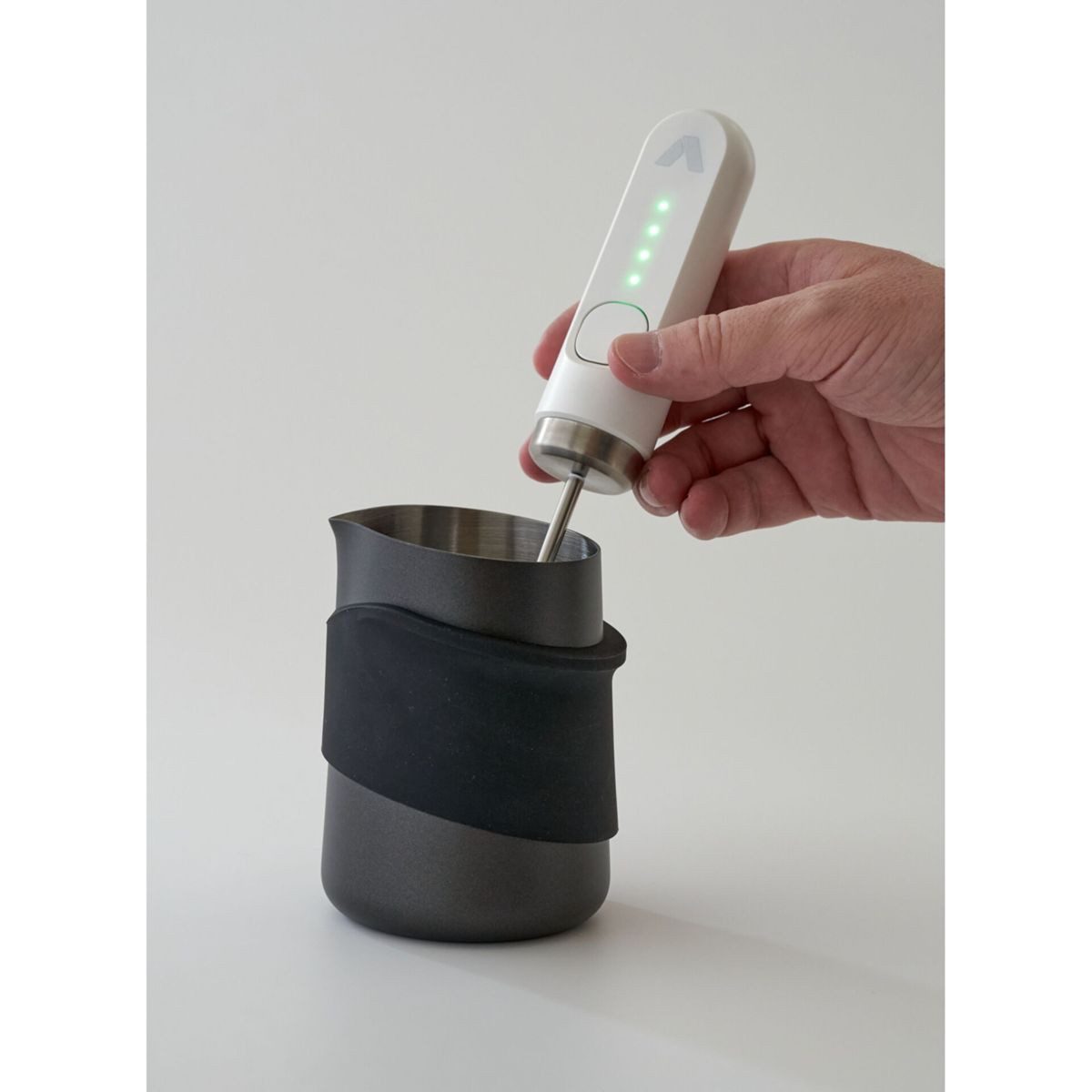 Subminimal Milchaufschäumer NanoFoamer Lithium White Milchaufschäumer