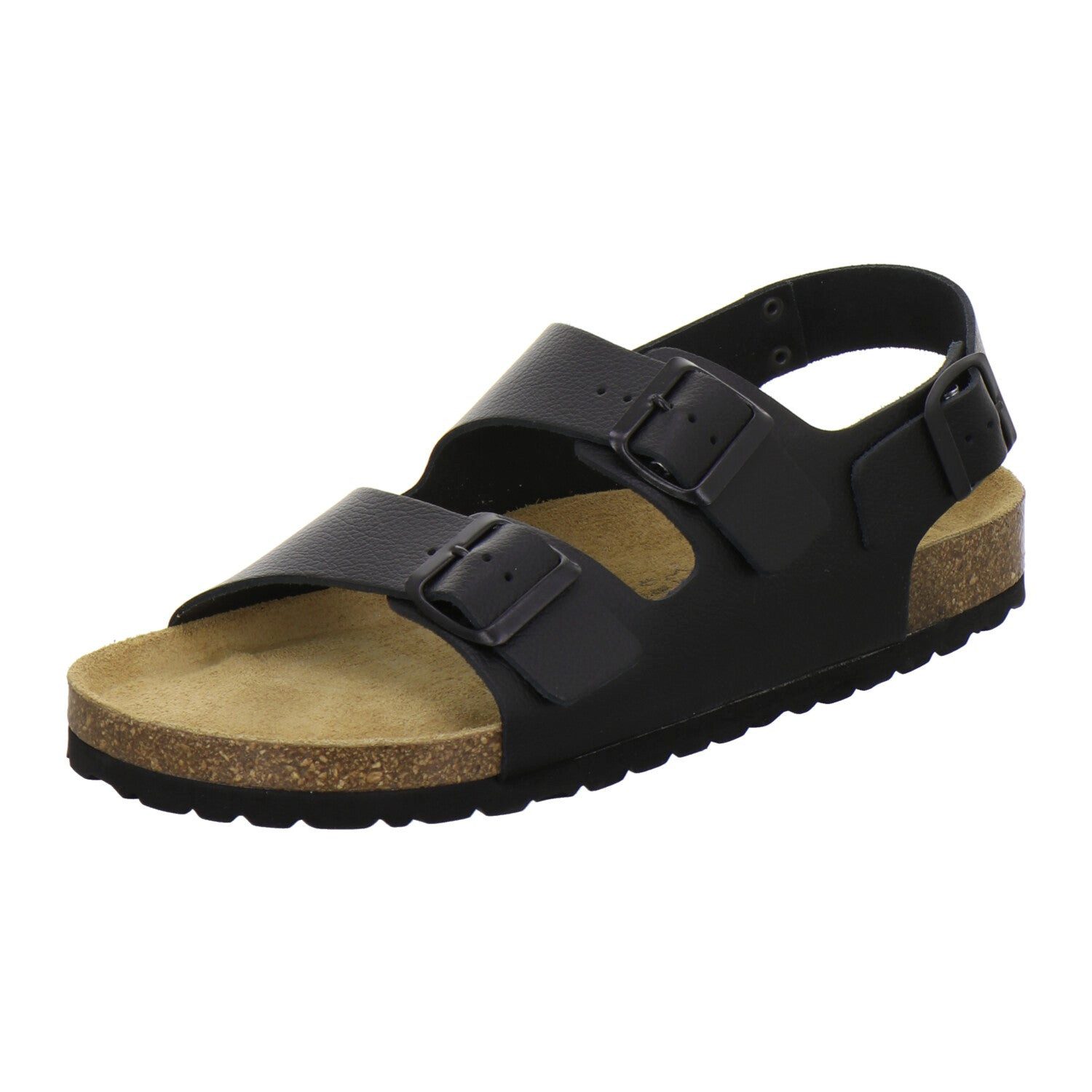 AFS-Schuhe Herren Zweischnaller Pantolette aus Glattleder mit Fußbett, Made in Germany