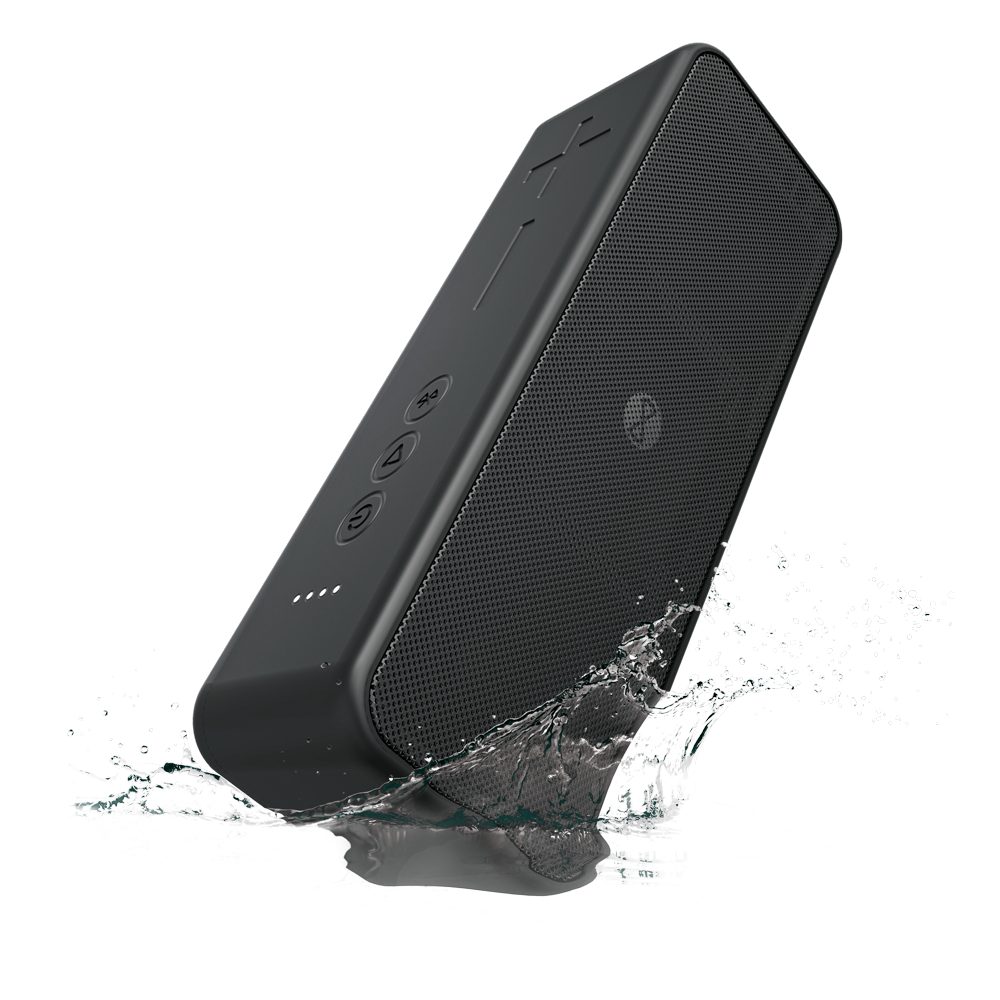 Forever BS-850 BLIX Bluetooth-Lautsprecher Speaker Rot SD-Karte 10W IPX7 Wasserdicht