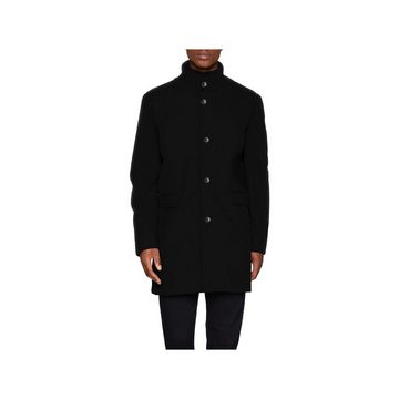 SELECTED HOMME Wollmantel schwarz regular fit (1-tlg)