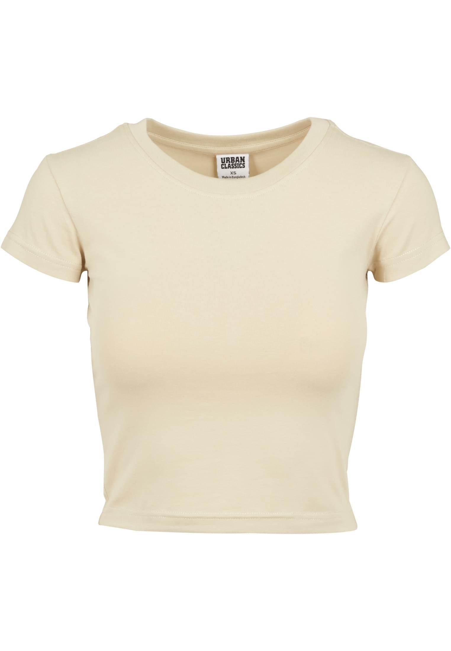 Cropped CLASSICS Jersey T-Shirt URBAN (1-tlg) Ladies concrete Tee Damen Stretch