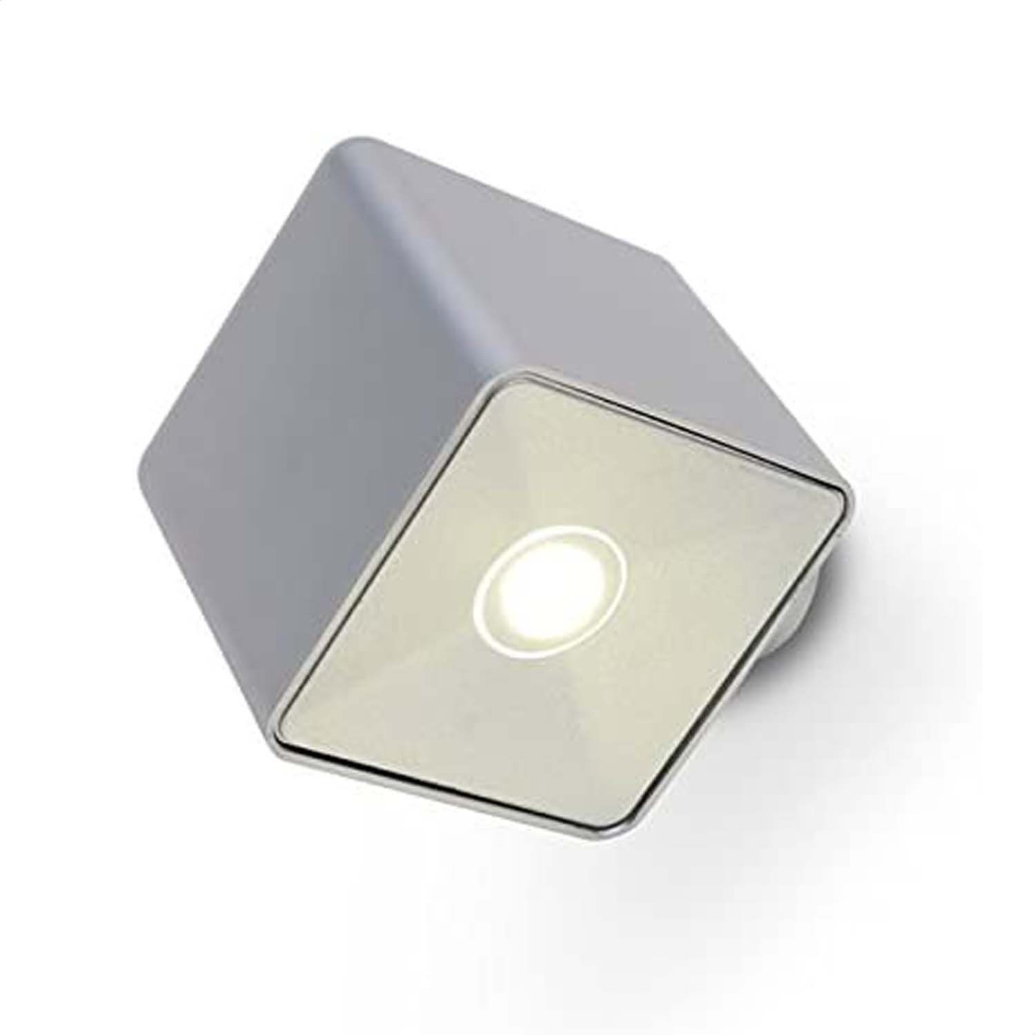 ECO-LIGHT LUTEC Außen-Wandleuchte Lutec Wandlampe Aussenlampe Aussenleuchte LED Silber 1867 Si