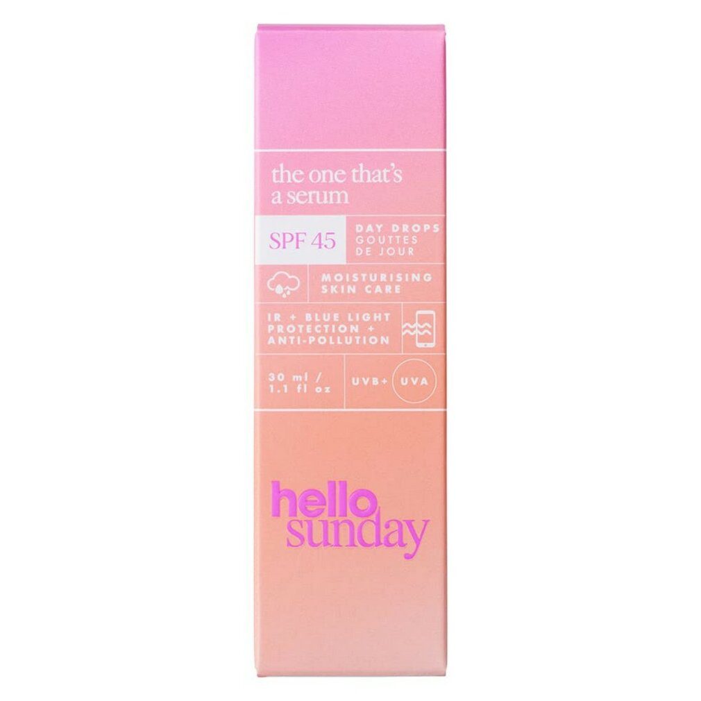 Hello Sunday Tagescreme THE ONE THAT'S A SERUM face drops SPF45 150ml