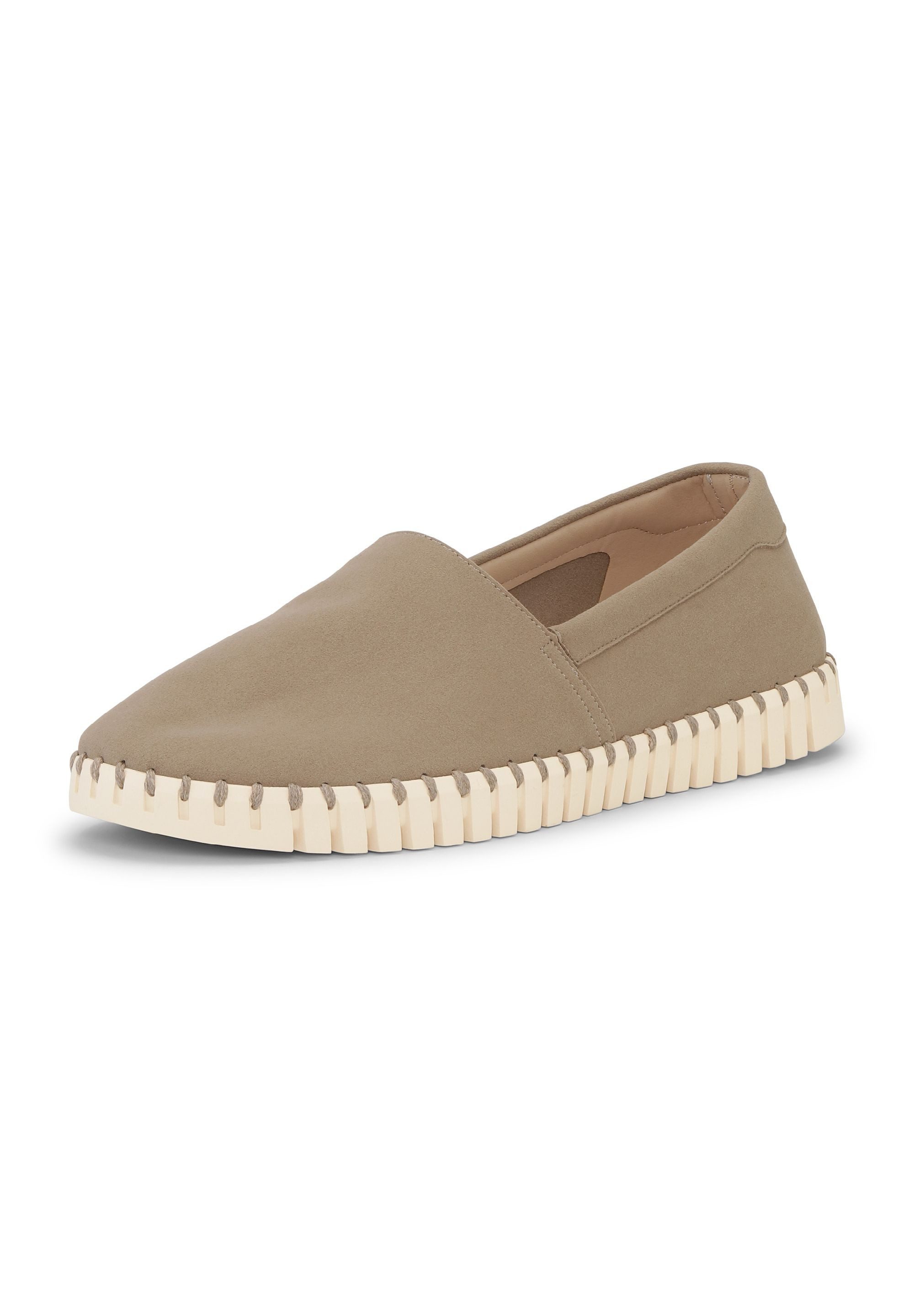 Ilse Jacobsen TULIP3482MEN Slipper Naturkautschukplateausohle, Mikrofaser, gepolstert, stützend, leicht