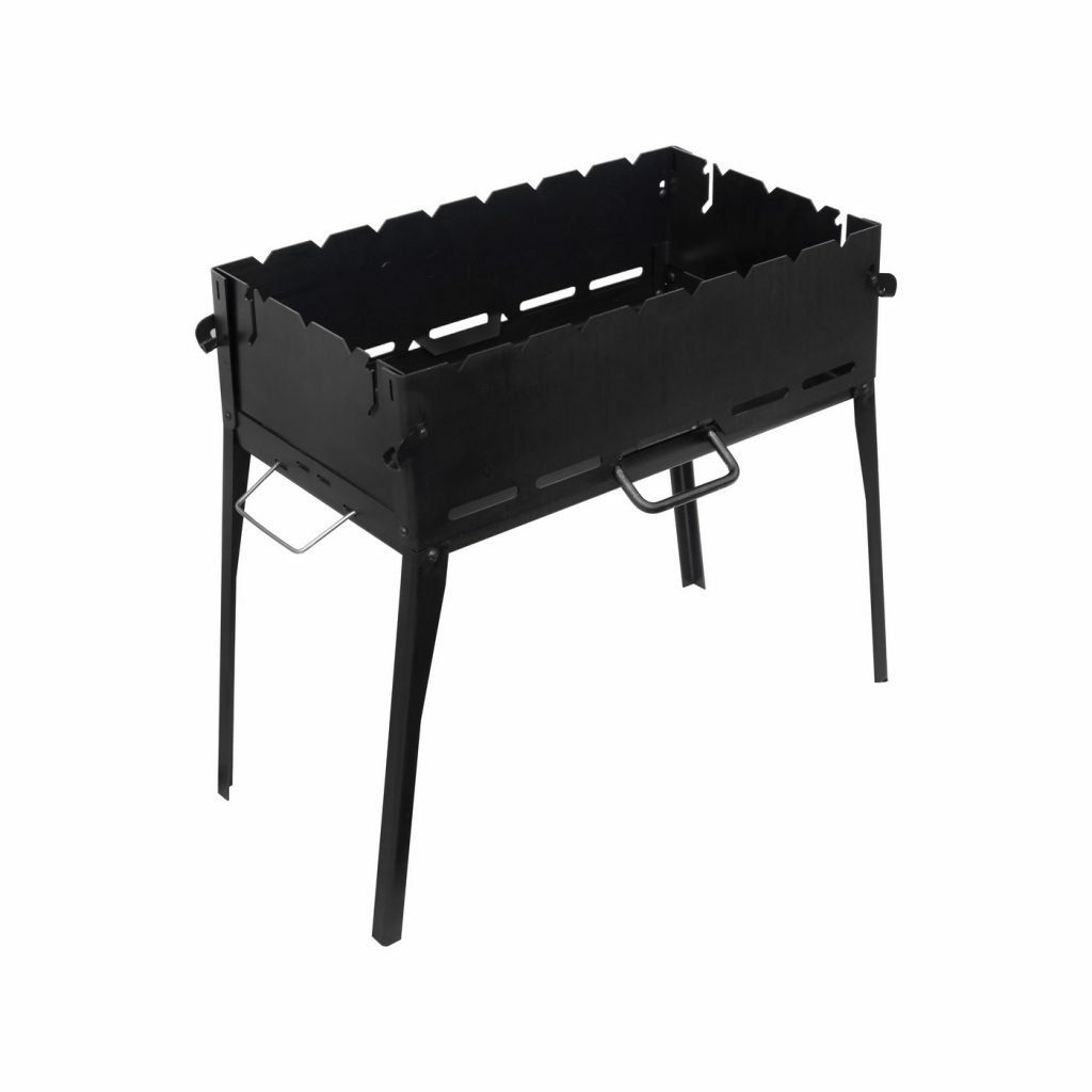 4BIG.fun Holzkohlegrill Holzkohlegrill für 8 Spieße Mangal Klappgrill