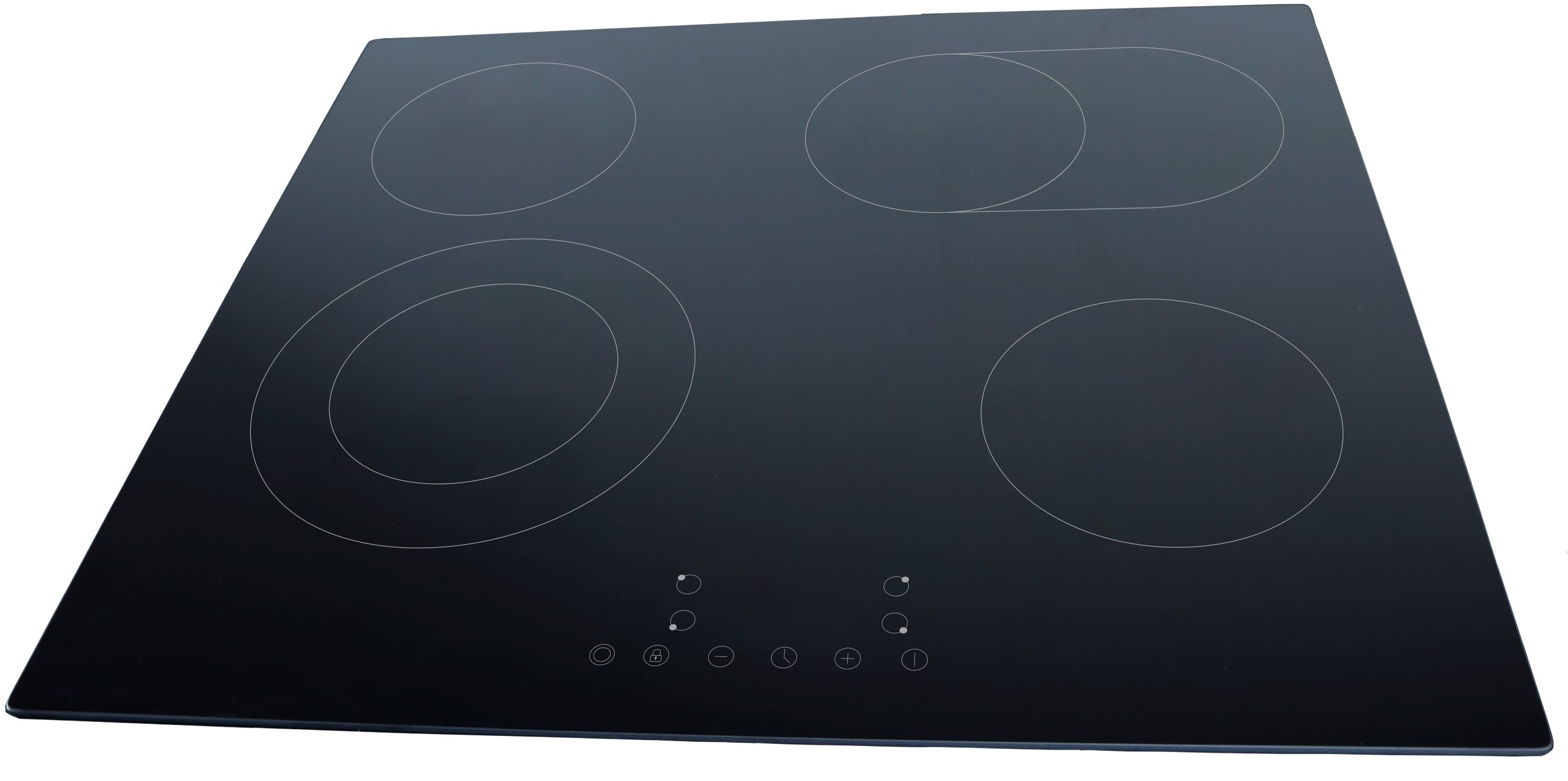 PKM Elektro-Kochfeld KHKF4-2KB G PKM KHKF4-2KB G, Timer, Kindersicherung