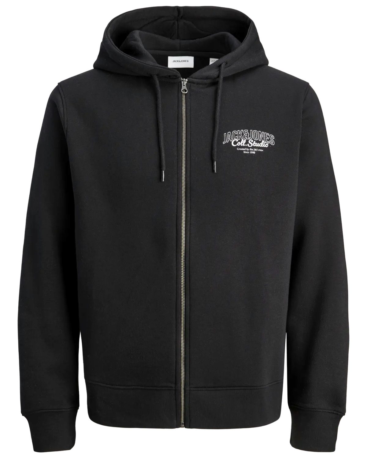 Jack & Jones Kapuzensweatjacke aus Baumwolle, mit dezentem Logodruck günstig online kaufen