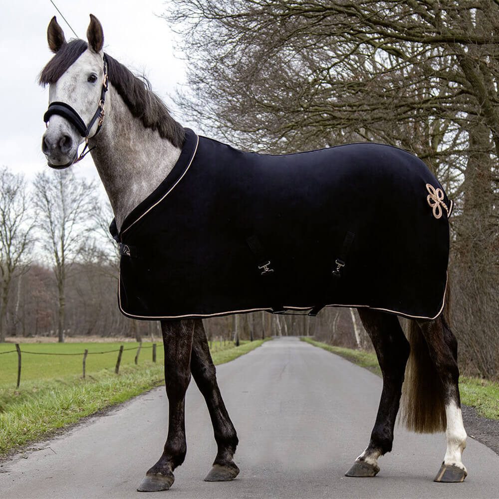 HKM Pferde-Abschwitzdecke HKM Abschwitzdecke Rosegold Glamour Style
