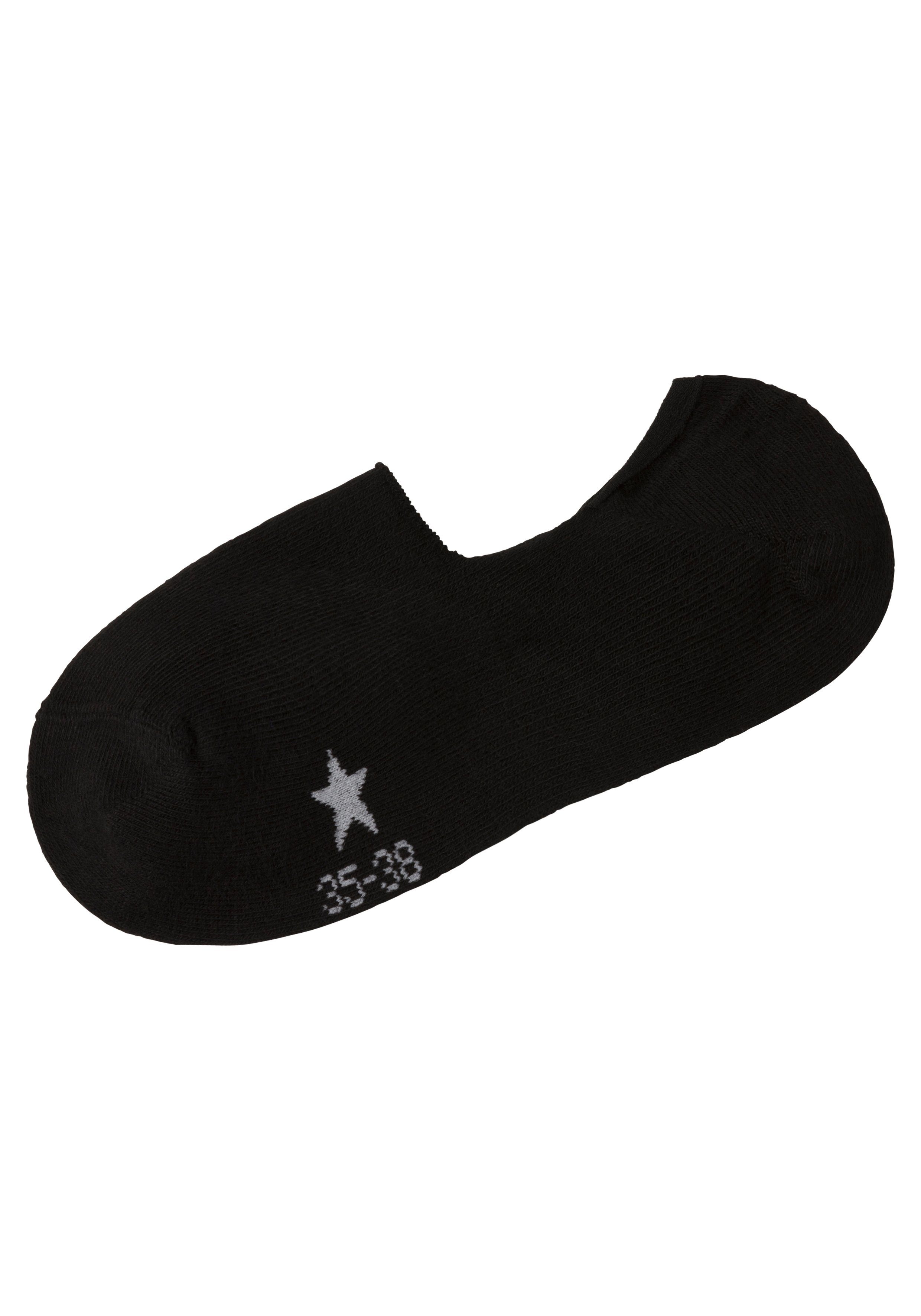 7x mit eingestrickten schwarz (7-Paar) H.I.S Sneakersocken Symbolen