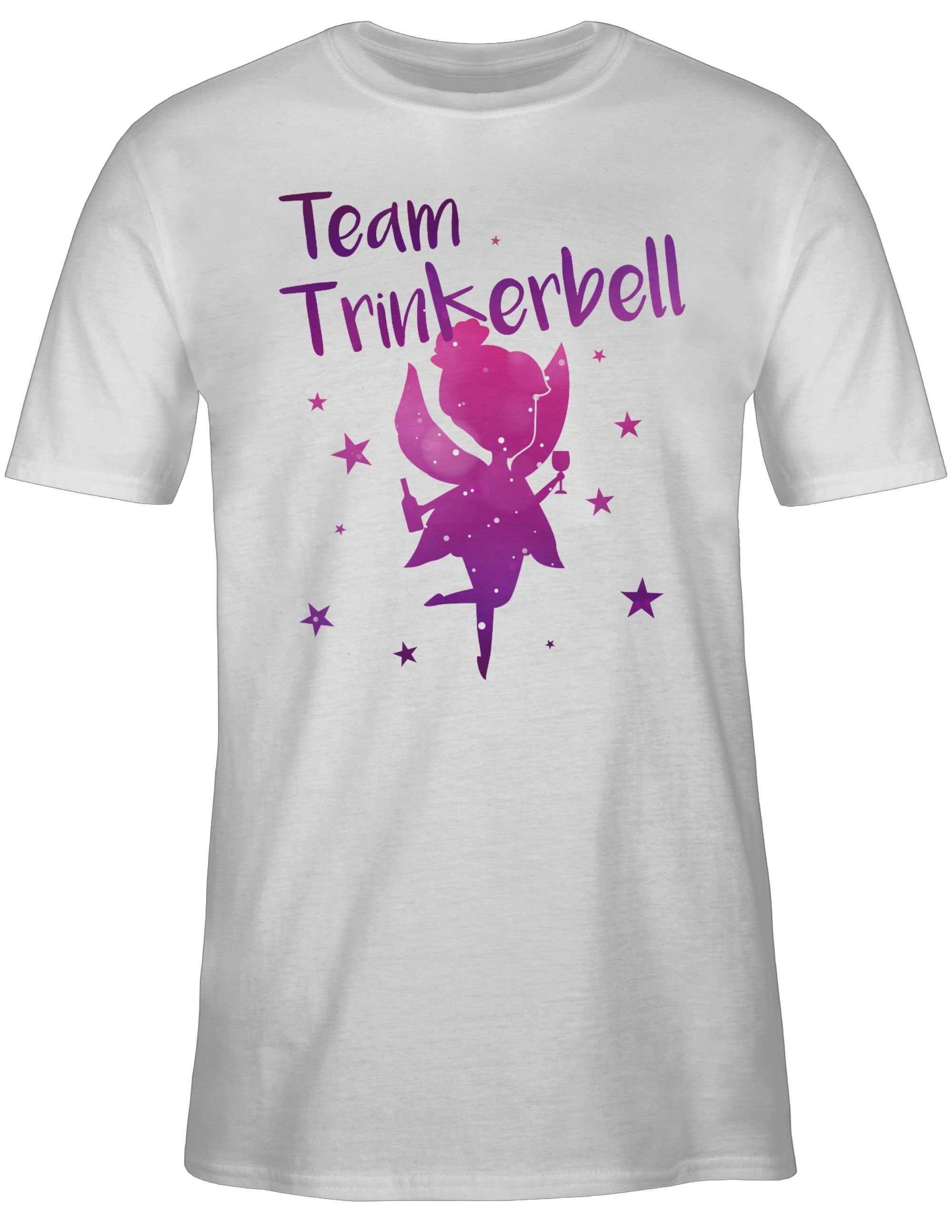 Team Weiß T-Shirt Karneval Outfit - 3 Shirtracer Trinkerbell