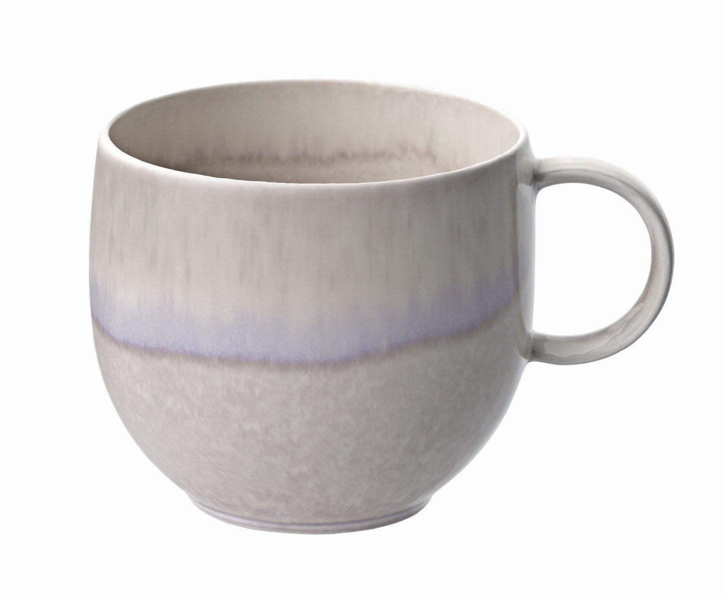 like. by Villeroy & Boch Becher Perlemor Sand Becher mit Henkel 0,29 l, Premium Porzellan