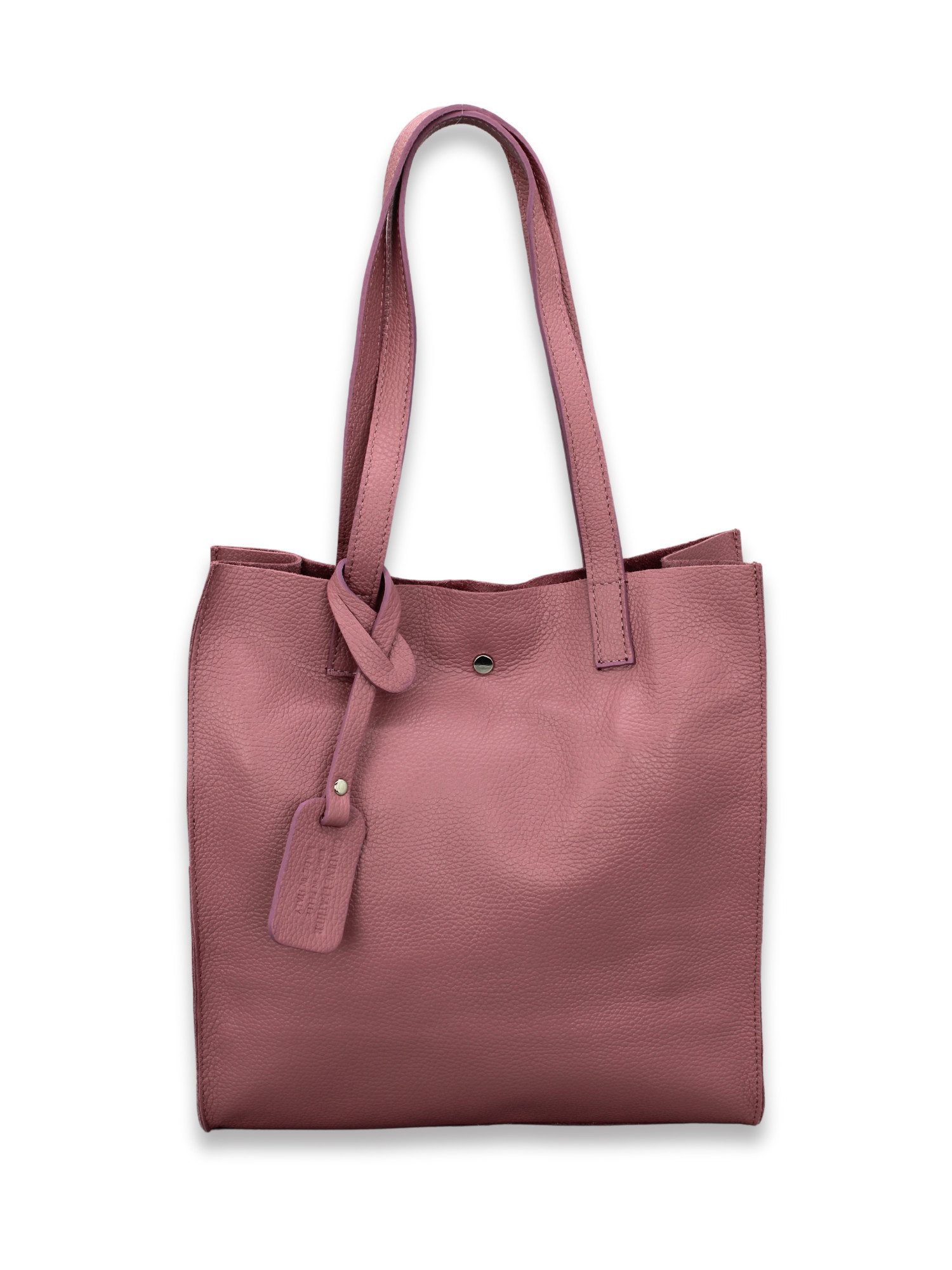 Adel Bags Сумки для покупок BENITA Schultertasche für Damen, Handtasche, echtes Leder, herausnehmbares Innenfach, Made in Italy