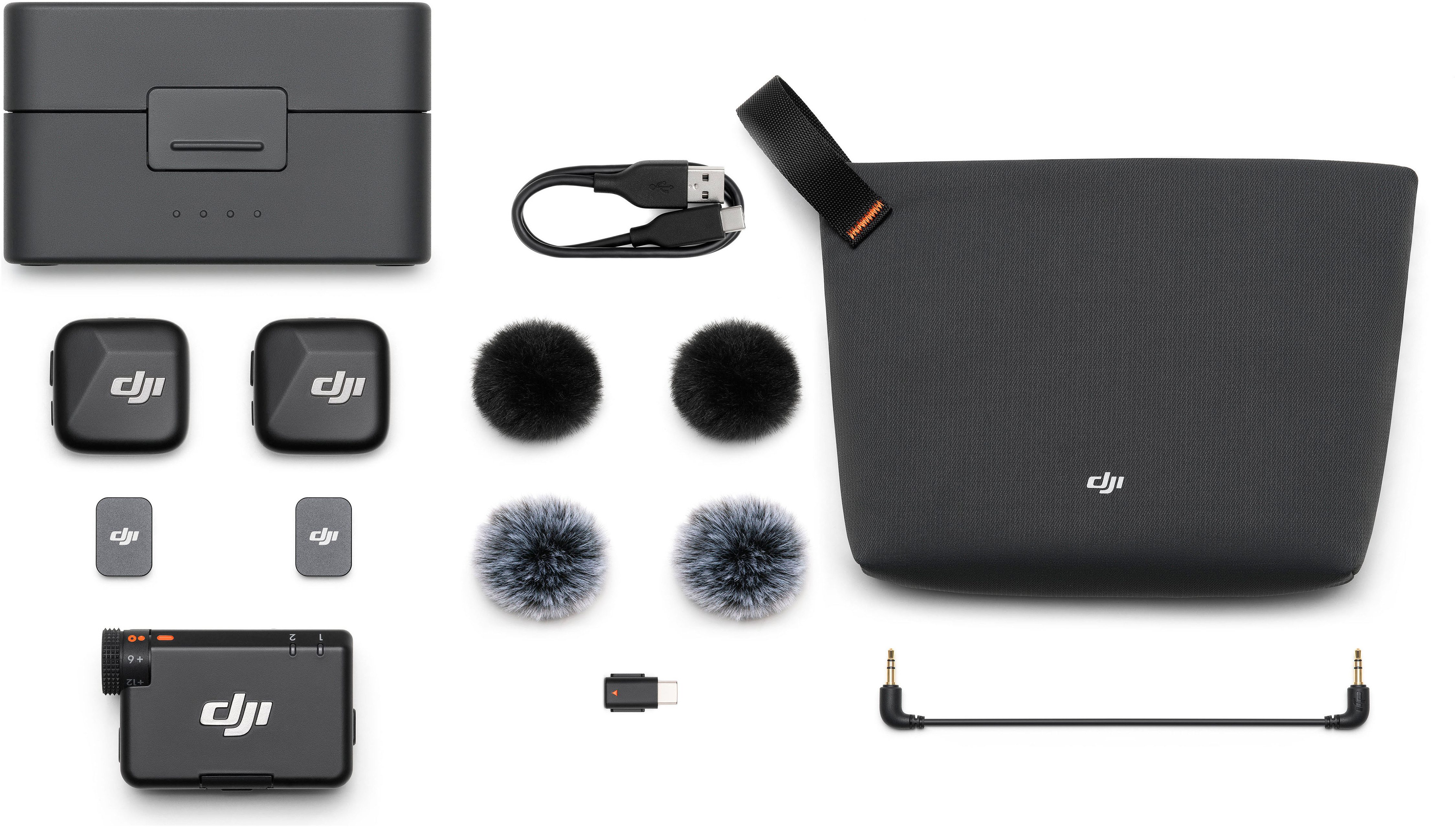 DJI Mikrofon MIC Mini (2 TX + 1 RX + Ladeschale)