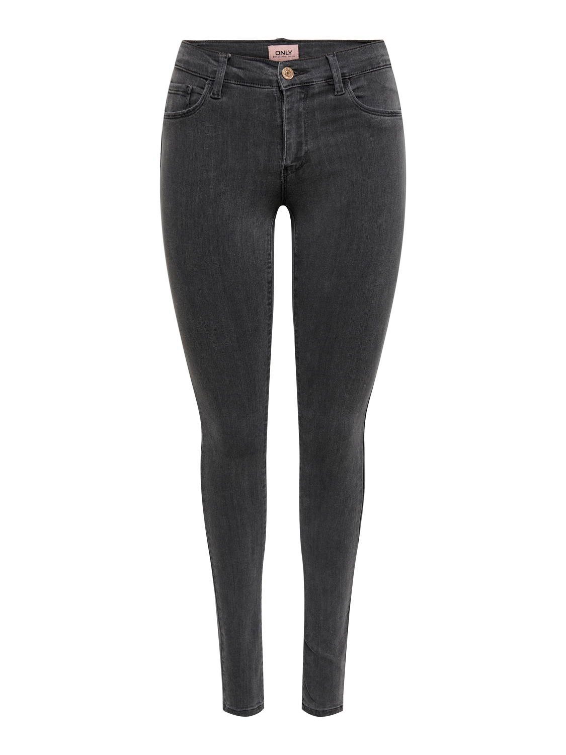 ONLY Skinny-fit-Jeans Only Damen Jeans-Hose OnlRain Skinny-Fit Regular-Waist Stretch Denim