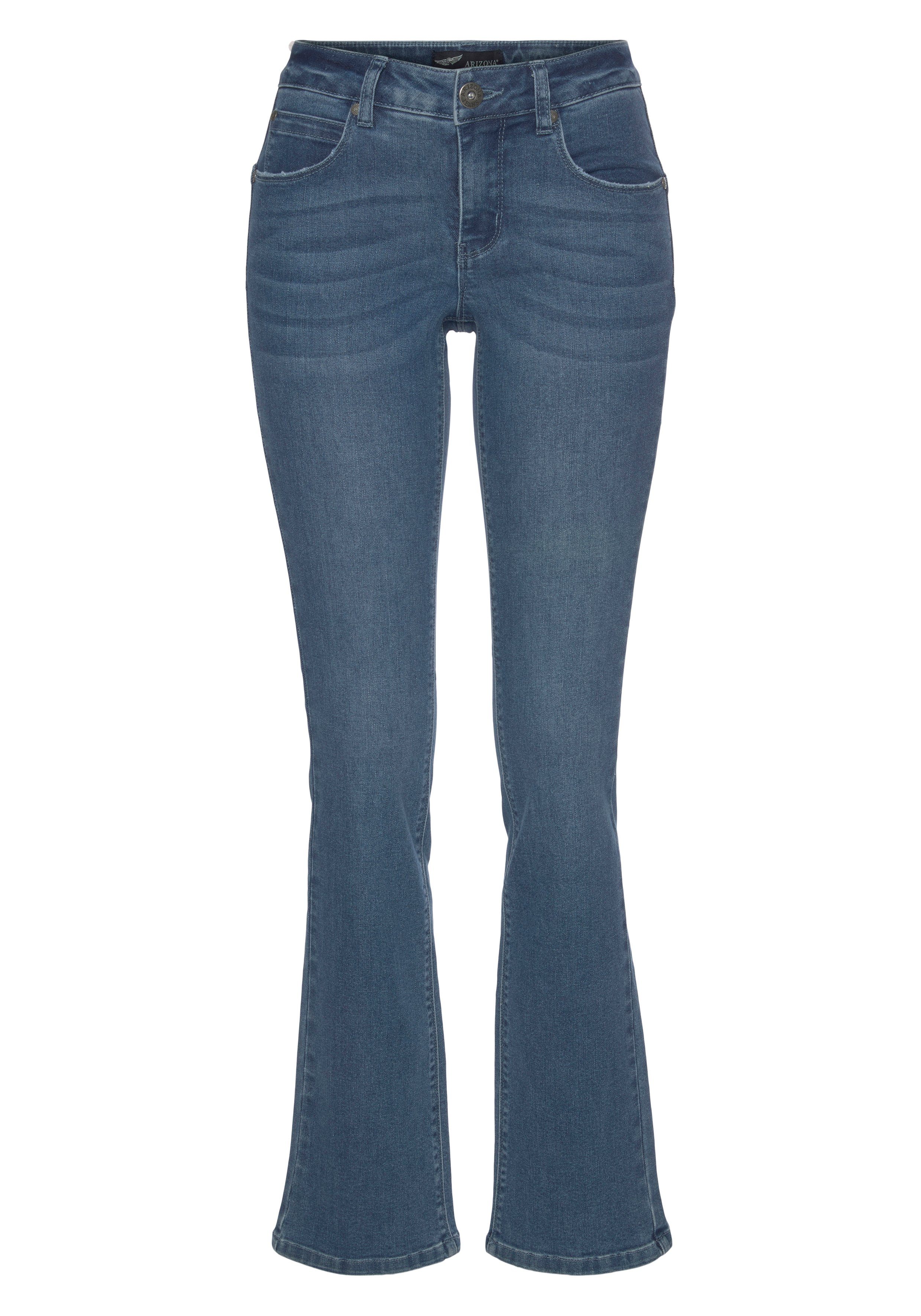 ARIZONA Bootcut-Jeans Recyceltes Polyester mehr