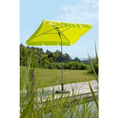 Schneider Schirme Rechteckschirm Locarno, LxB: 180x120 cm, abknickbar, ohne Schirmständer