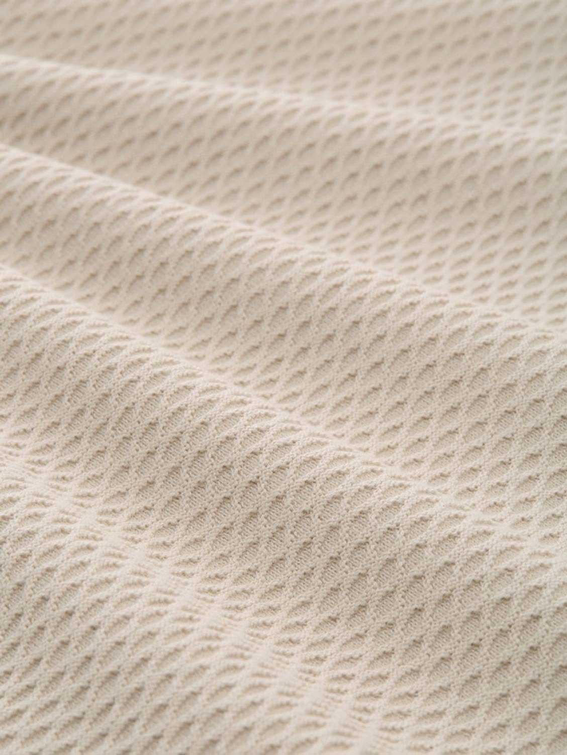 TOM TAILOR Rundhalspullover Cloud Knit Strukturierter Baumwollstrick günstig online kaufen