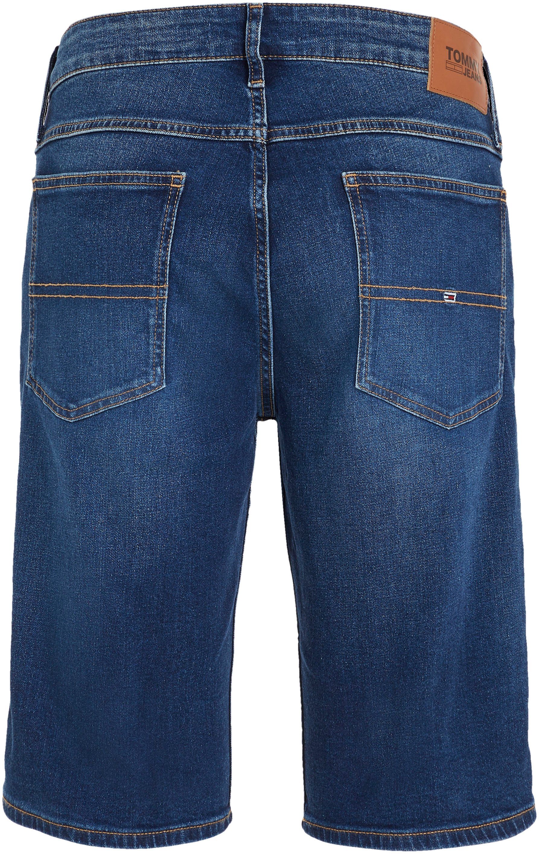 mit RONNIE Jeansshorts Tommy Gürtelschlaufen DenimDark Jeans